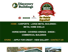 Tablet Screenshot of discoverybuildings.com